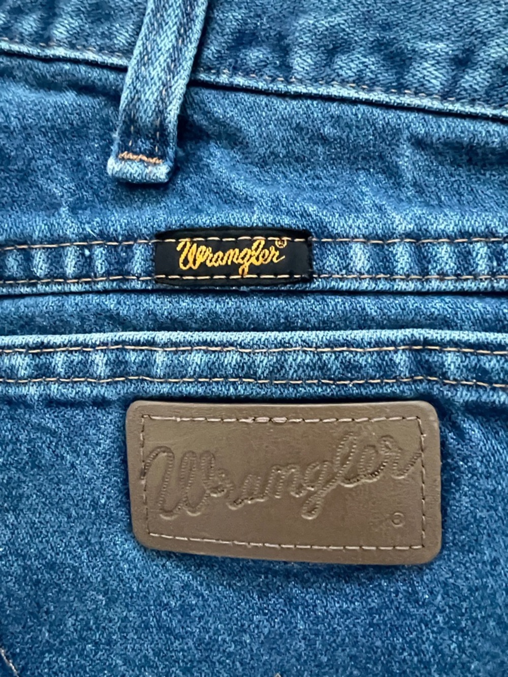 Wrangler 13MWZPW Cowboy Cut Men's Straight-Leg Blue Denim Jeans - Size 38x30 - Picture 4 of 13
